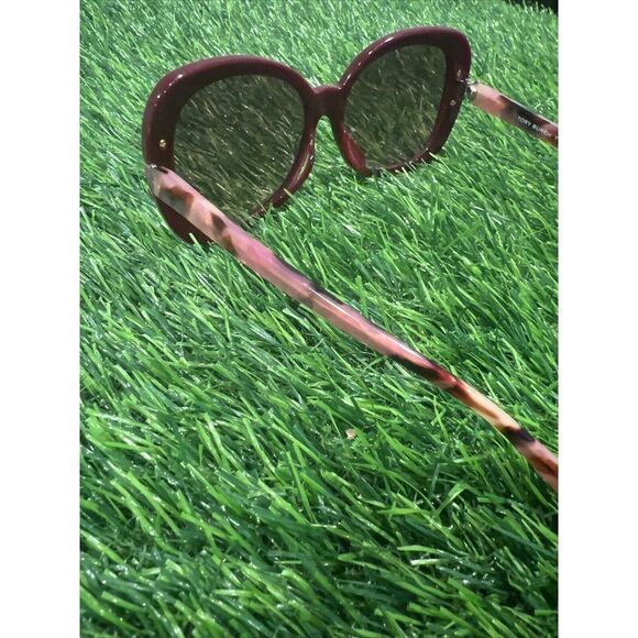 Tory Burch Sunglasses Red Frame TY7133U 1384/14 57-16 140mm ‎ Brown Lenses - Picture 2 of 8